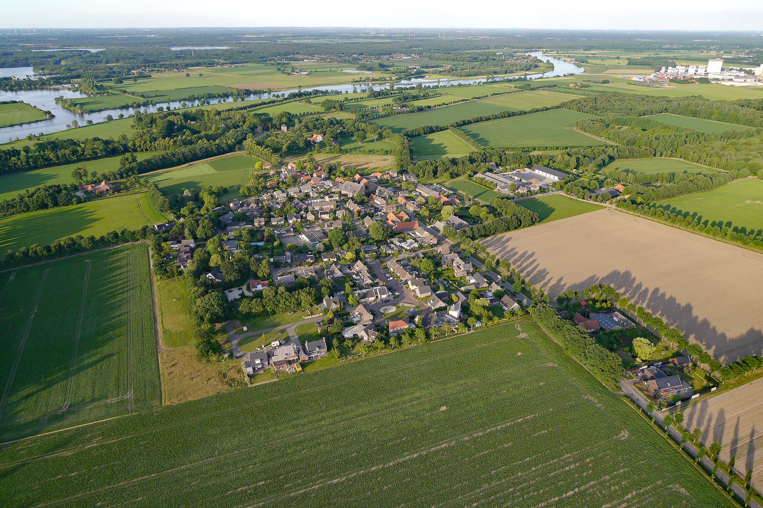 Luchtfoto van de wijk Geijsteren